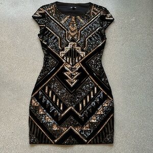 Express sequin mini dress, excellent condition, size small